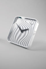 Horloge murale SIGEL SI-WU120 Artempus Opta White avec une montre de quartz