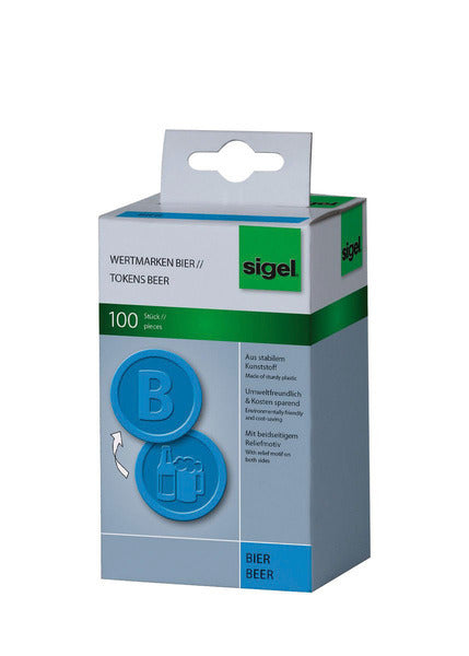 Sigel Si-WM005 VALORI Punti in plastica 100 pezzi da 25 mm blu blu