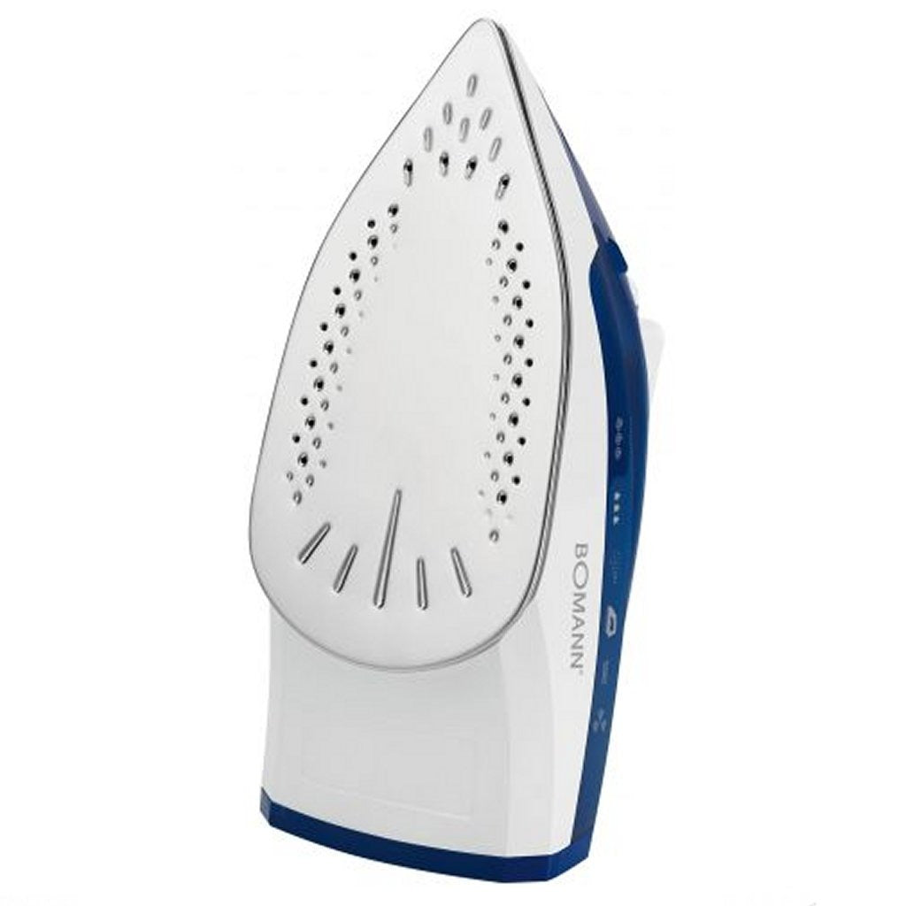 Bomann db 6004 cb Dampfbügeleisen 2200 W 250 ml blau weiß