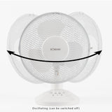 Bomann vl 1137 cb tafelventilator 23 cm wit