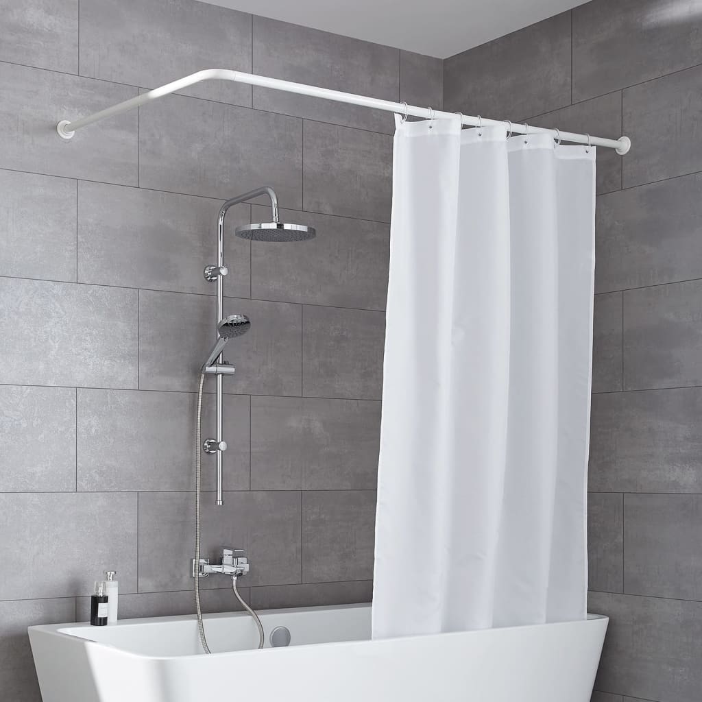 Piccola canna da doccia Wolke Universal 3 dimensioni bianche
