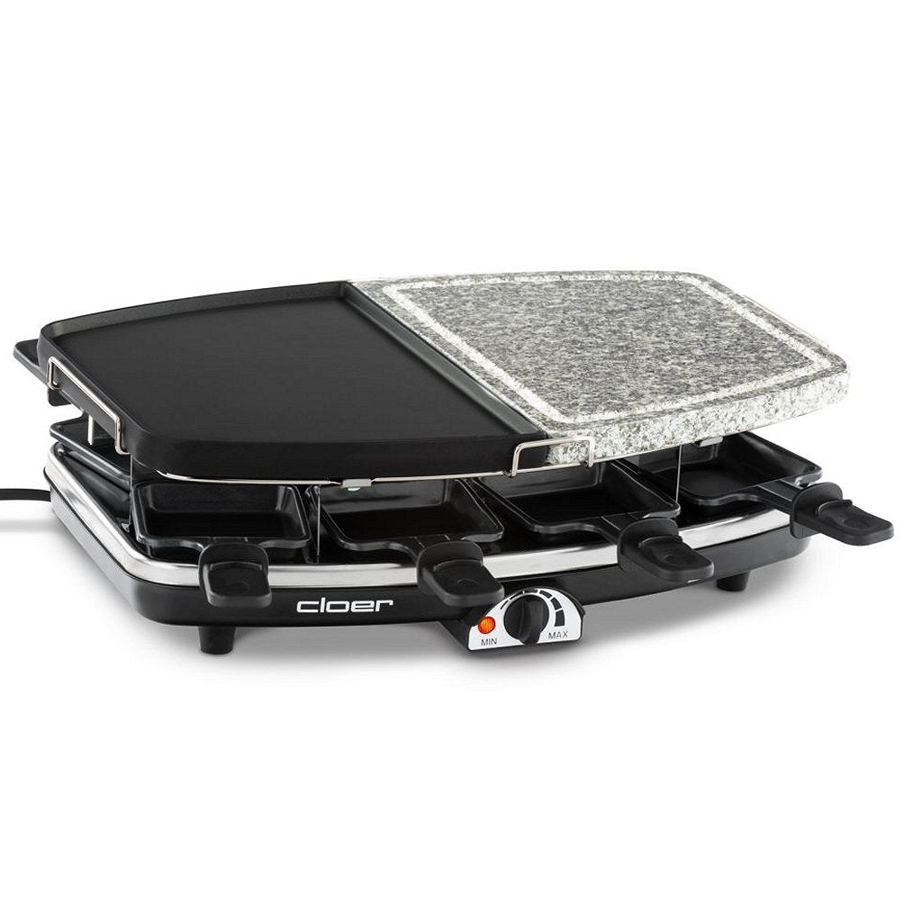 Cloer 6435 Raclettgrill mit Naturstein 1200W