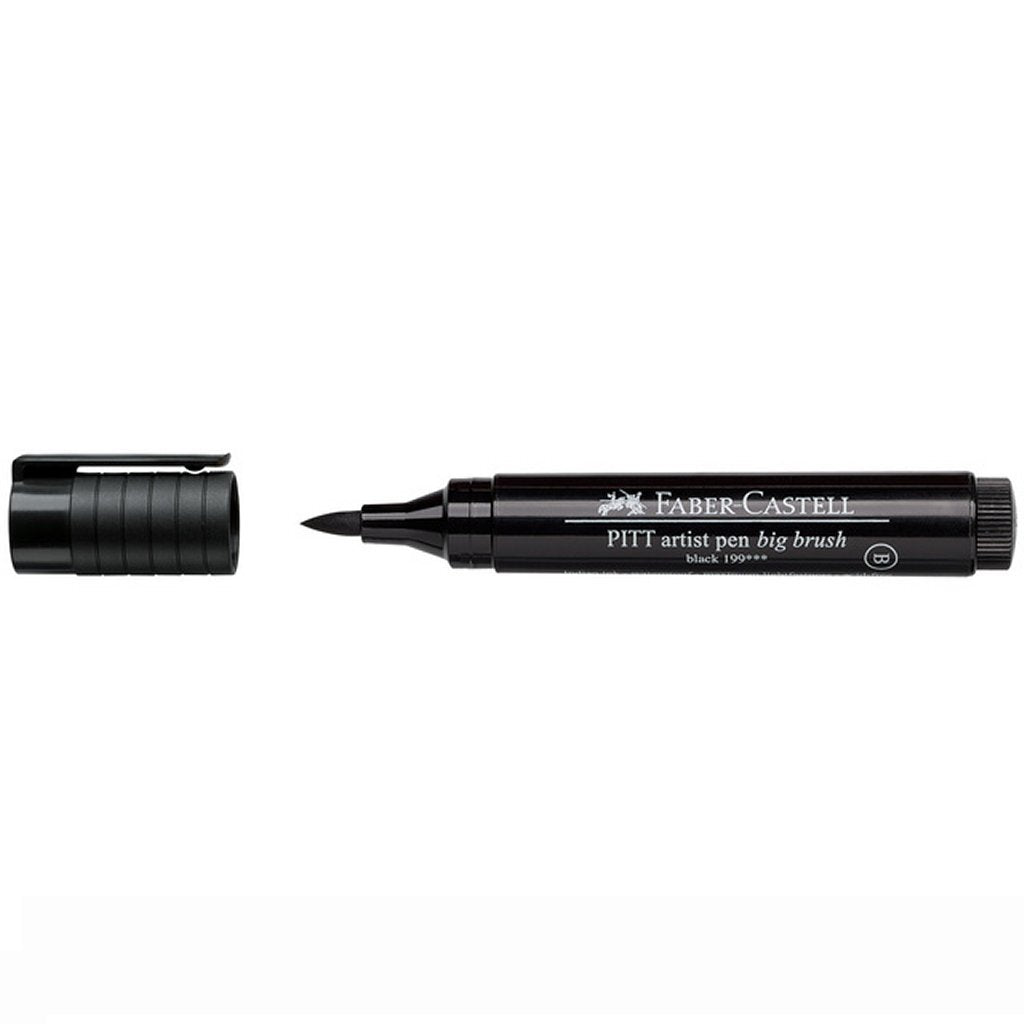 Faber Castell FC-167699 Artist Pen Big Brush Black 199 4 sztuki
