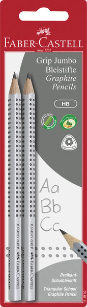 Faber Castell FC-11992 Pencil Set 2 kusy Jumbo s tvrdostí Grip Hb
