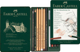 Faber castell fc-112975 pitt monochrome set faber-castell 12-piece medium