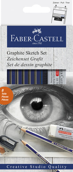Faber Castell FC-114000 Grafet set Faber-Castell Goldfaber 8-piece