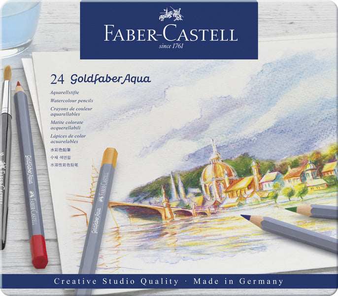 Faber Castell FC-114624 Aquarelololololood Faber-Castell Goldfaber Pie 24 pièces