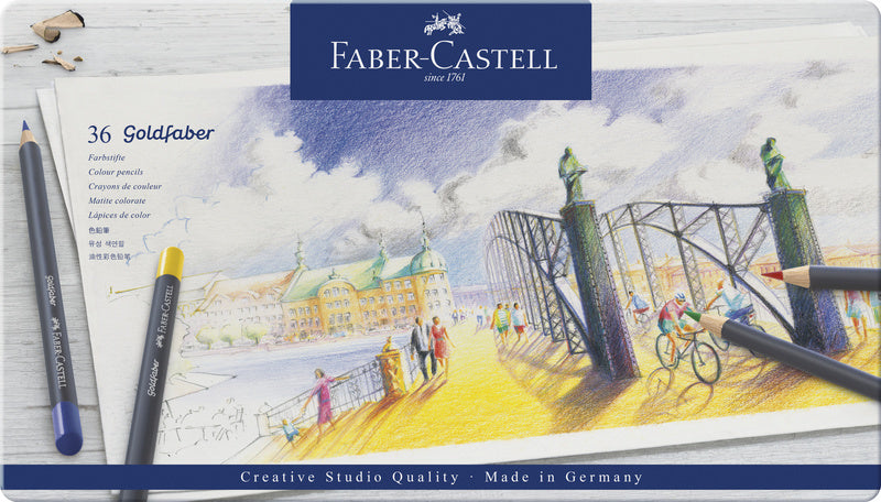 Faber Castell FC-114736 Farbiger Bleistift Faber-Castell Goldfaber Penny bei 36 Teilen