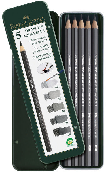 Faber Castell FC-117805 Aquarel pencil Faber-Castell Graphite pie a 5 pieces