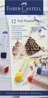 Faber Castell FC-128312 Pastelkrijt Creative Studio Softpaste Case a 12 pezzi