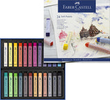 Faber castell fc-128324 pastel chalk creative studio soft pastel 24 piece pencil case