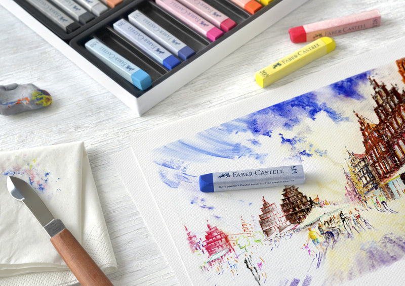 Faber Castell FC-128336 Pastelkrijt Studio creativo Softpaste Case da 36 pezzi