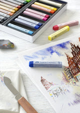 Faber Castell FC-128336 Pastelkrijt Studio creativo Softpaste Case da 36 pezzi