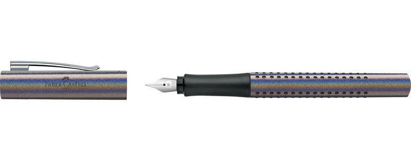 Faber Castell FC-140842 Fountain Pen Faber-Castell Grip Glam M Silver