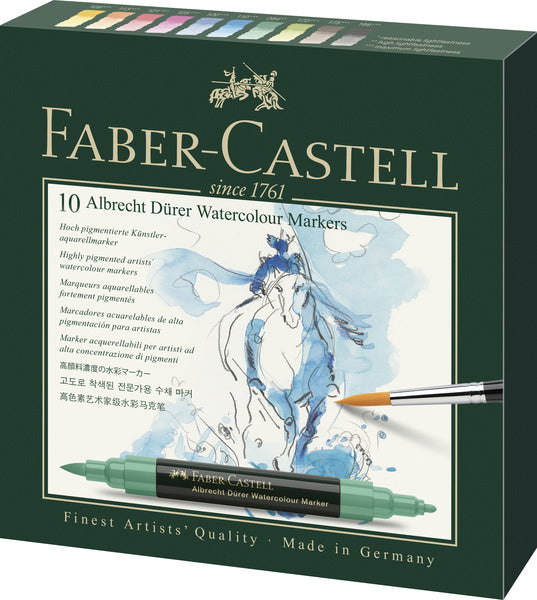 Faber Castell FC-160310 Marker Aquarel Albrecht Dürer Box A 10 sztuk