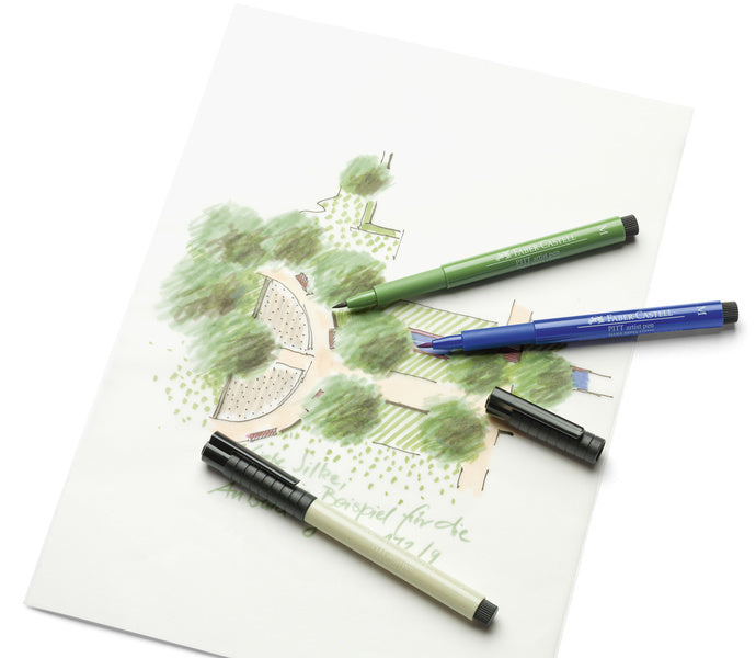 Faber Castell FC-167107 писалка за рисуване Faber-Castell Pitt Artist Pen Manga Моливник от 8 части основен