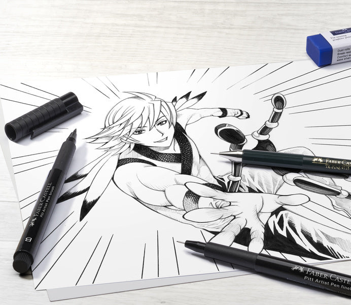Faber Castell FC-167152 Sign Marker Faber-Castell Pitt umělec pero manga startovací sada
