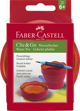 Faber Castell FC-181517 Watercup Clic Go Pink Orange