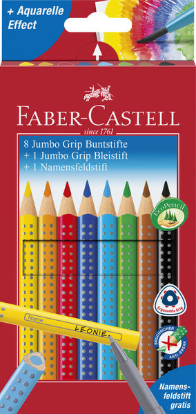 Faber Castell FC-2880921 Kolor Pencil Faber-Castell Jumbo Grip Promocji Zestaw 8 + 1 + 1