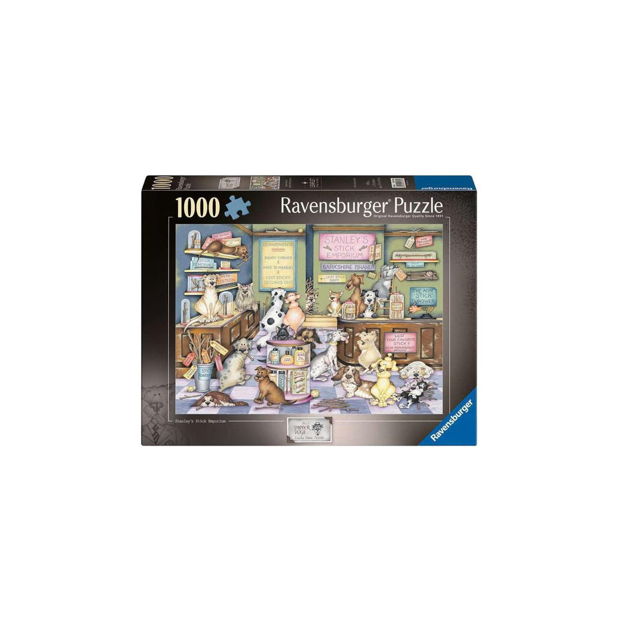 Ravensburger puzzle brave dog's 1000 pcs