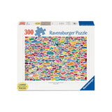 Ravensburger puzzle 387 dogs 1 cat 300pc