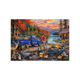 Ravensburger galvosūkis saulėlydžio ežeras 300vnt