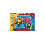 Quebra-cabeça Ravensburger homem de ferro e seus amigos maravilhosos - 3x49pcs.