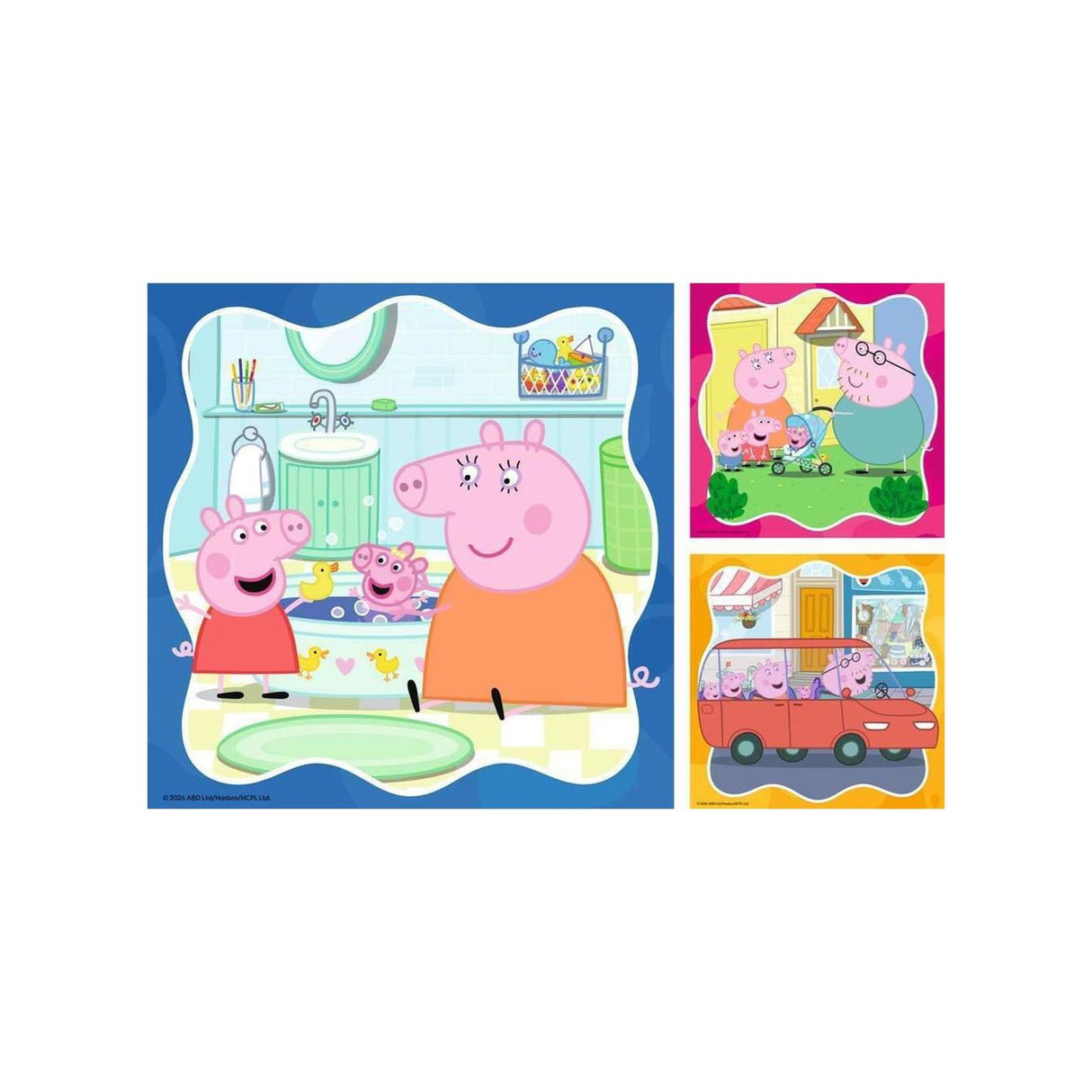 Ravensburger palapeli peppa possu 3x49kpl