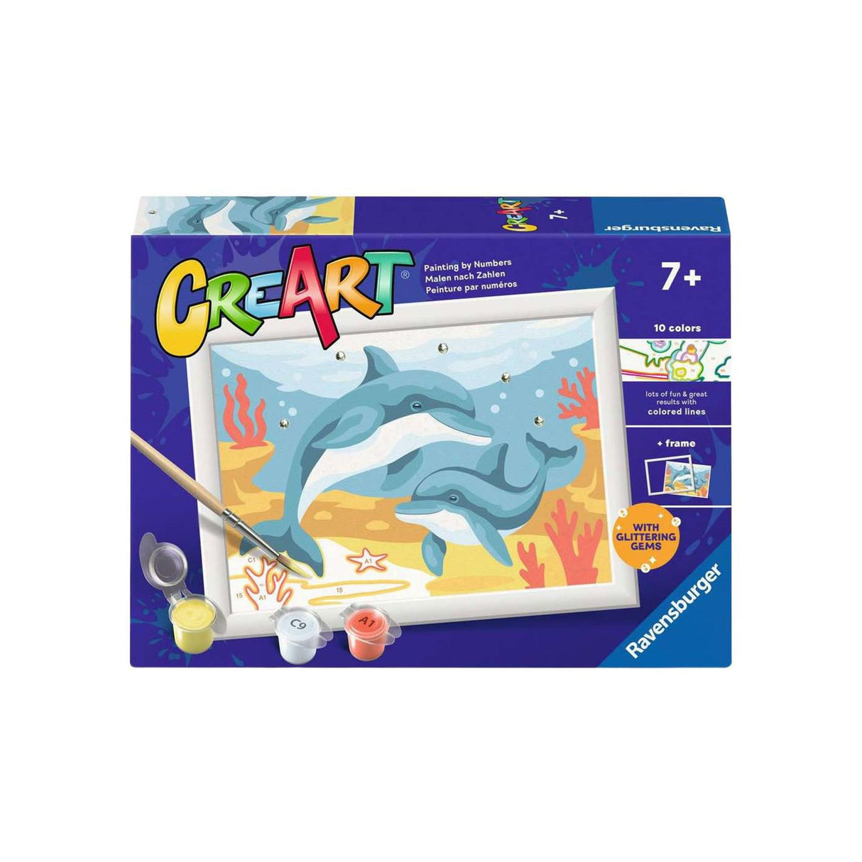 Ravensburger creart hyppäävä delfiini
