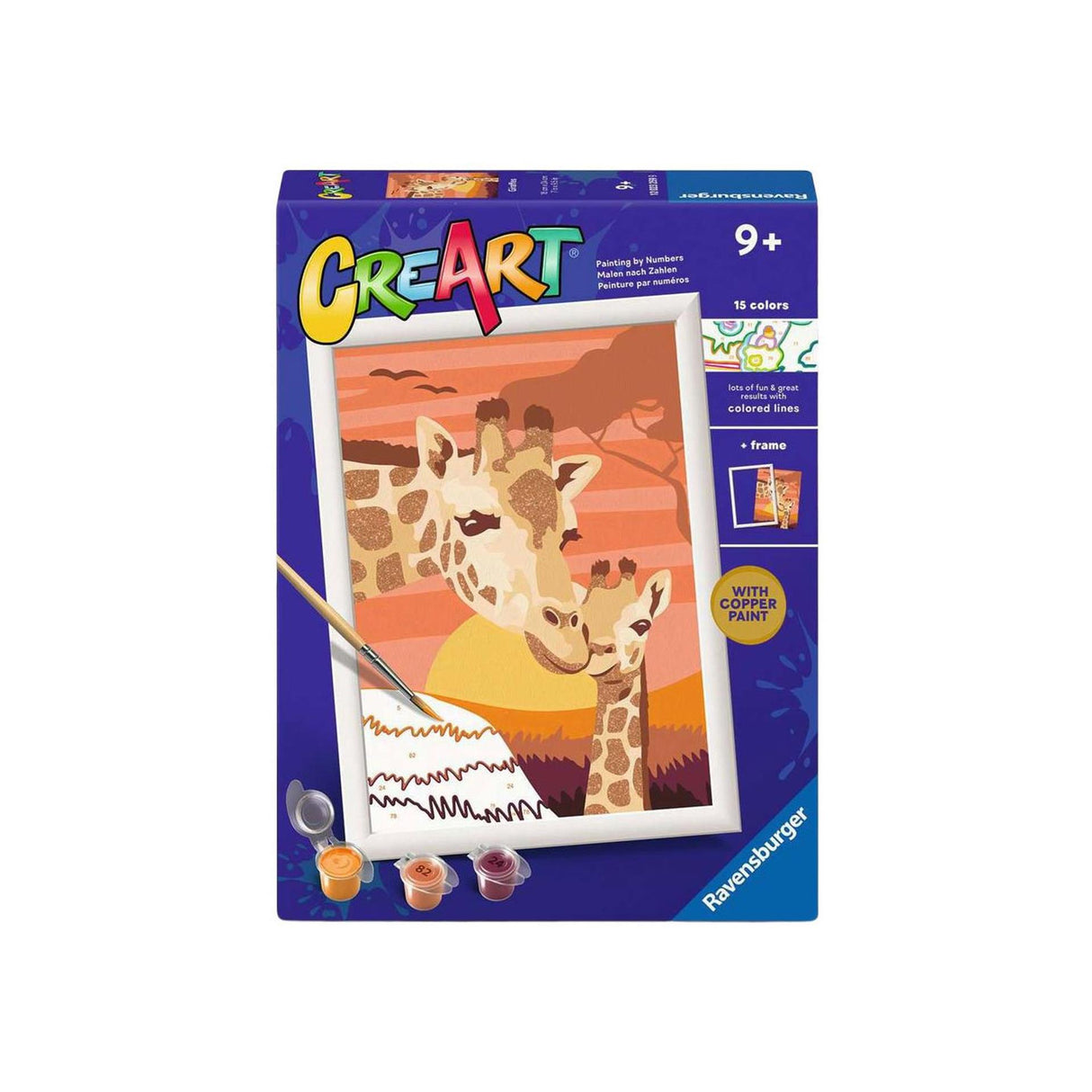 Ravensburger CreArt Paint by Numbers - Giraffes