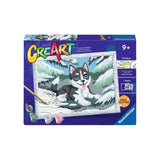 Ravensburger CreArt Paint by Number - Naughty Husky