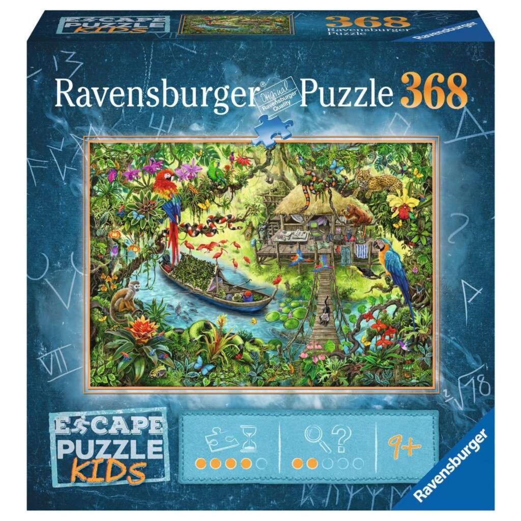 Ravensburger Puzzle Escape Kids Jungle 368 pièces
