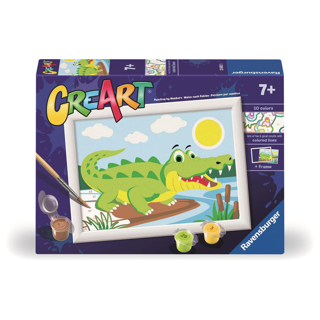 Ravensburger CreArt Malen nach Zahlen Krokodil