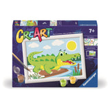 Ravensburger CreArt Malen nach Zahlen Krokodil