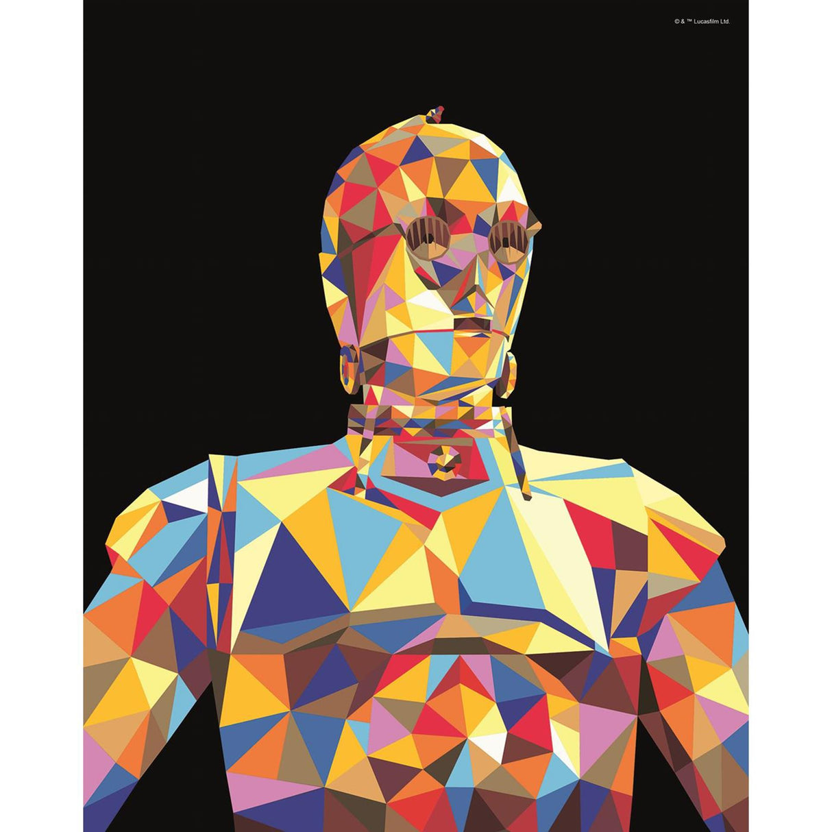 Ravensburger creart paint by number - star wars - c-3po