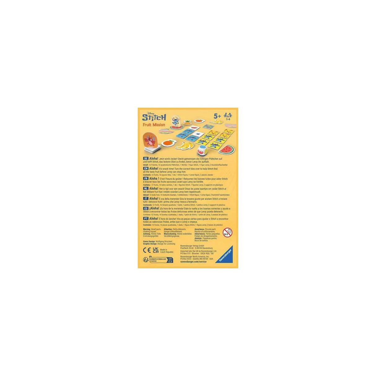 Ravensburger game stitch fruit mission pocket | 2 stk