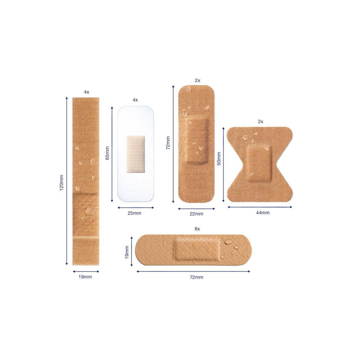 Elastoplast plasters 20pcs mix pack