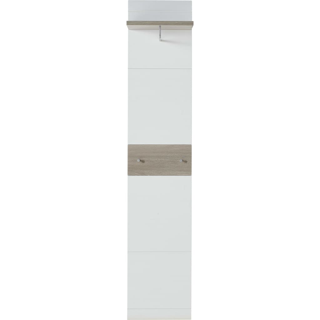 Germania Germania Coat rack panel Malou 39x29.9x19.46 cm Nelson oak -colored white