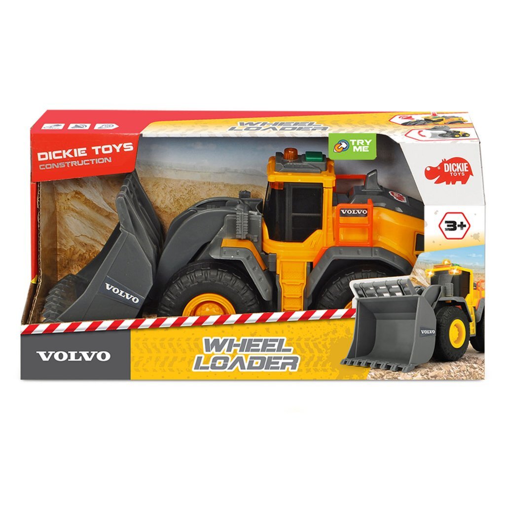 Dickie Volvo Schaufel mit Licht und Klang - 23 cm