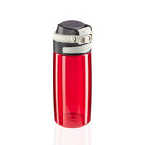Leifheit 3263 flip tritan drinking bottle 550 ml red