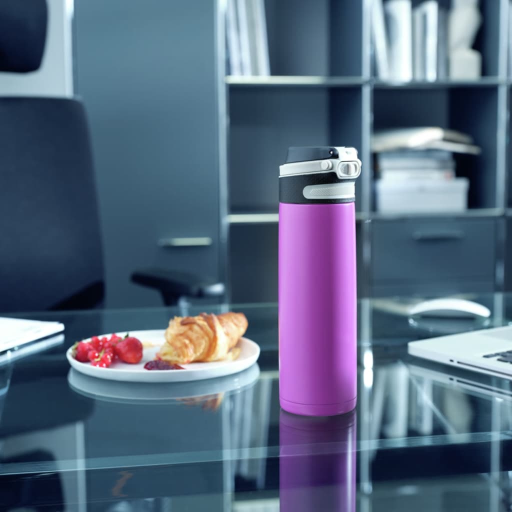 Leifheit Thermosfless Flip 600 ml Purple