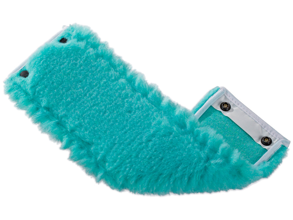 Leifheit clean twist combi clean replacement cloth floor wiper press studs m - 33 cm static plus