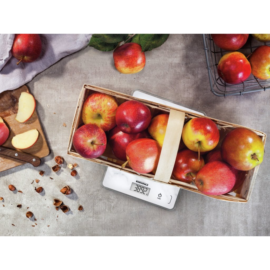 Leifheit Soehnle kitchen scale compact 300 marble