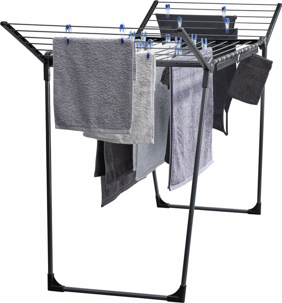 Leifheit drying rack pegasus 180 black