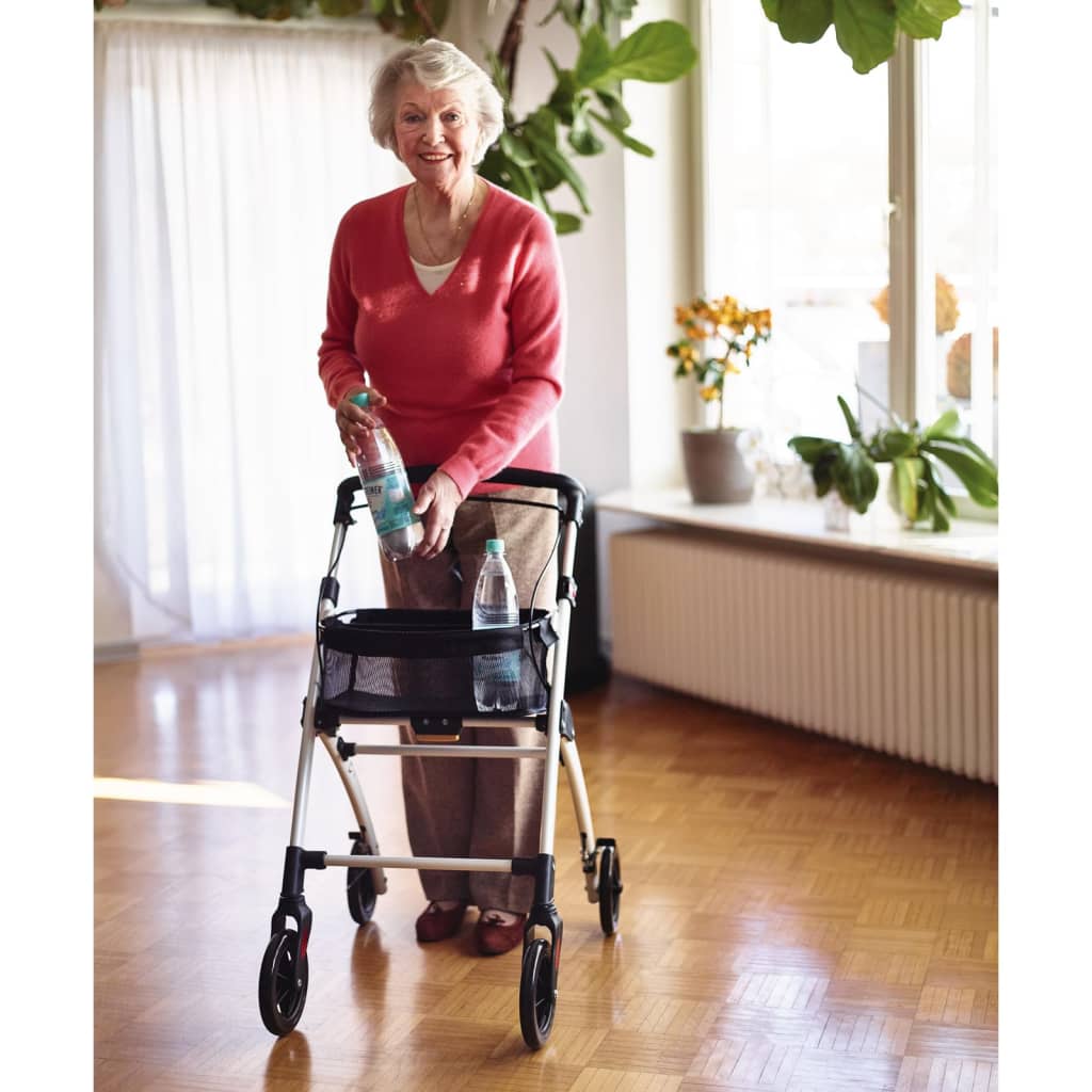 Knight Ridder Rollator for Inside Pit White