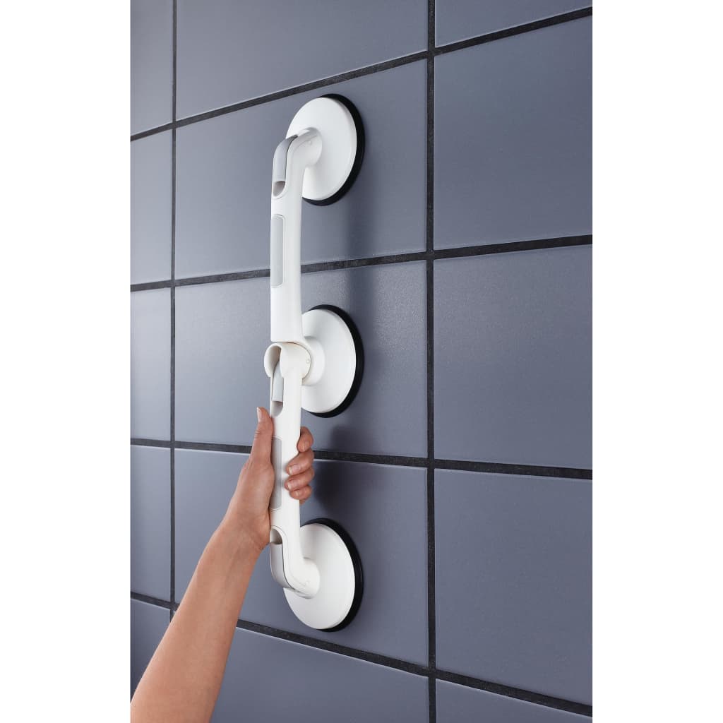Ridder wall bracket with suction cups Bent Premium White