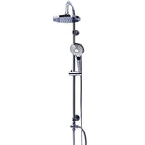 Knight Rain Tuš set z masažno tuš kabino Bahamas Chromium 91440