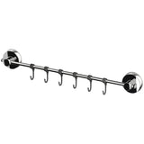 Ridder Ridder Towel rod with hooks 55.5x6.5x4.6 cm Chrome 12120100