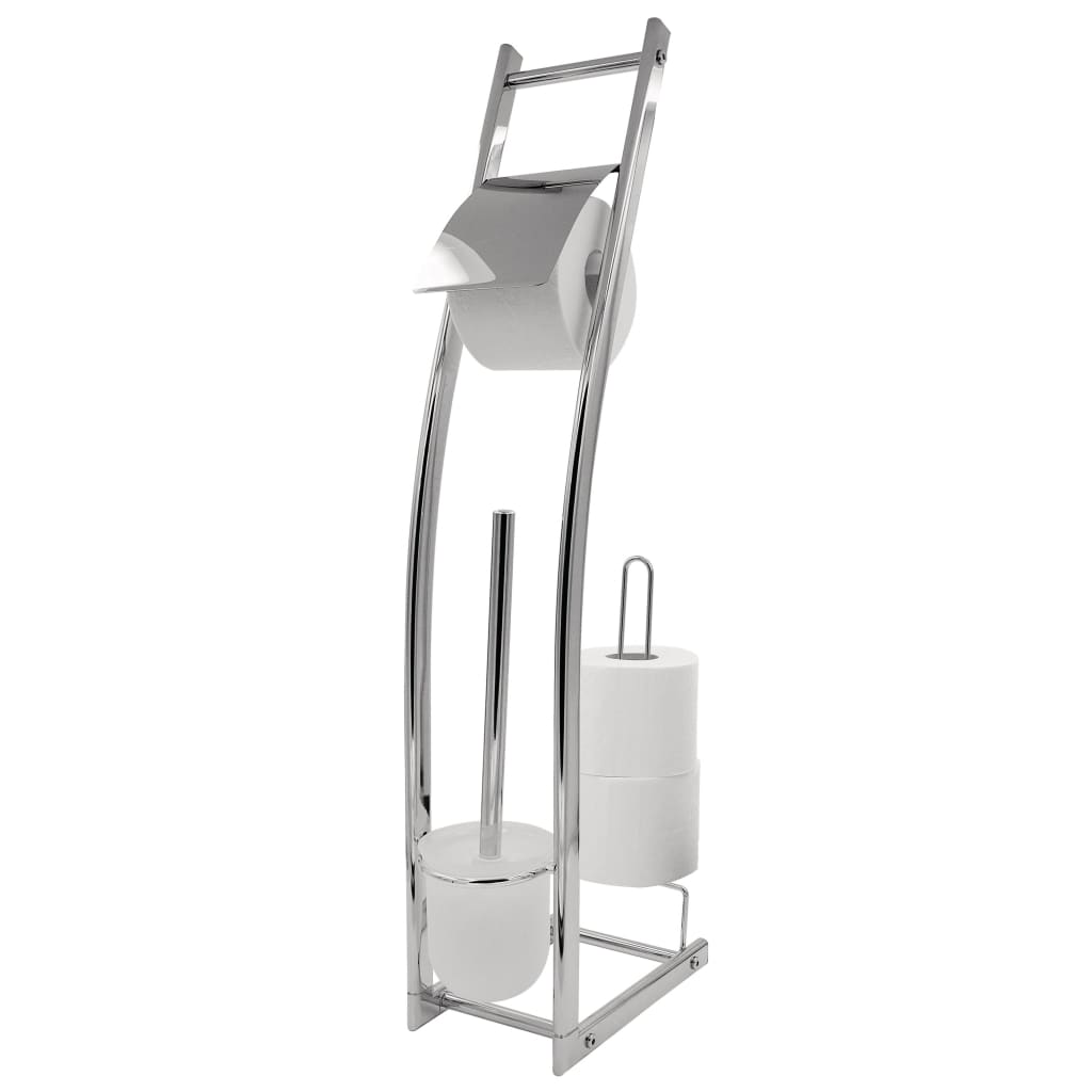 Paschtem Toilette Pinsel Set 3-in-1 Fabio glänzend Chrome
