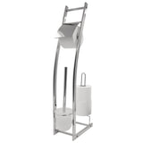 Paschtem Toilette Pinsel Set 3-in-1 Fabio glänzend Chrome